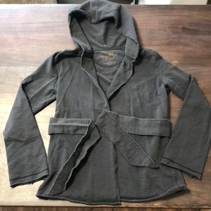 Lucky Brand hooded sweatshirt styled sweater